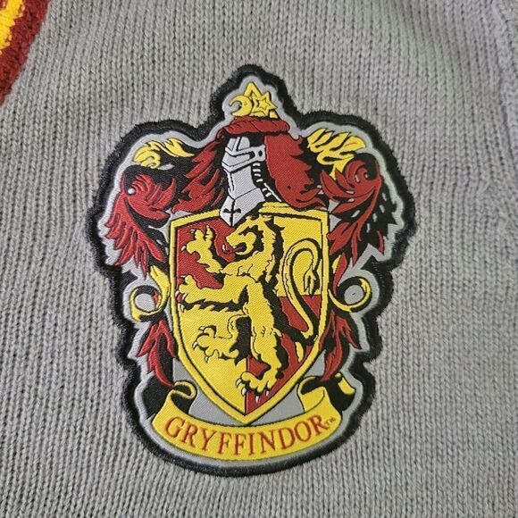 Harry Potter Women's Gryffindor House Open Front Cardigan Knit Sweater - Picture 10 of 14
